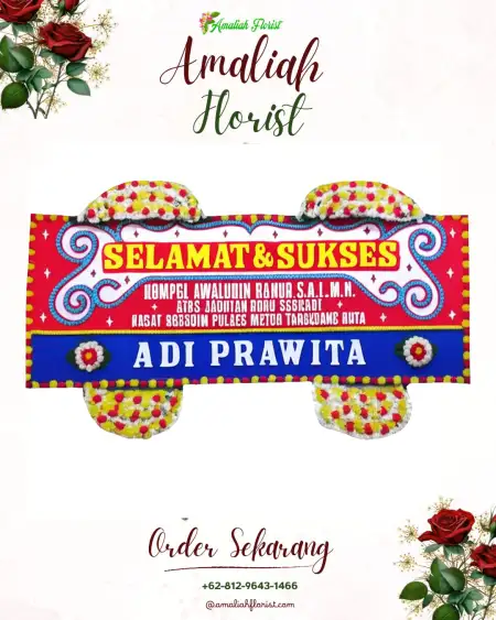 Papan Bunga Ucapan Selamat Cigorondong